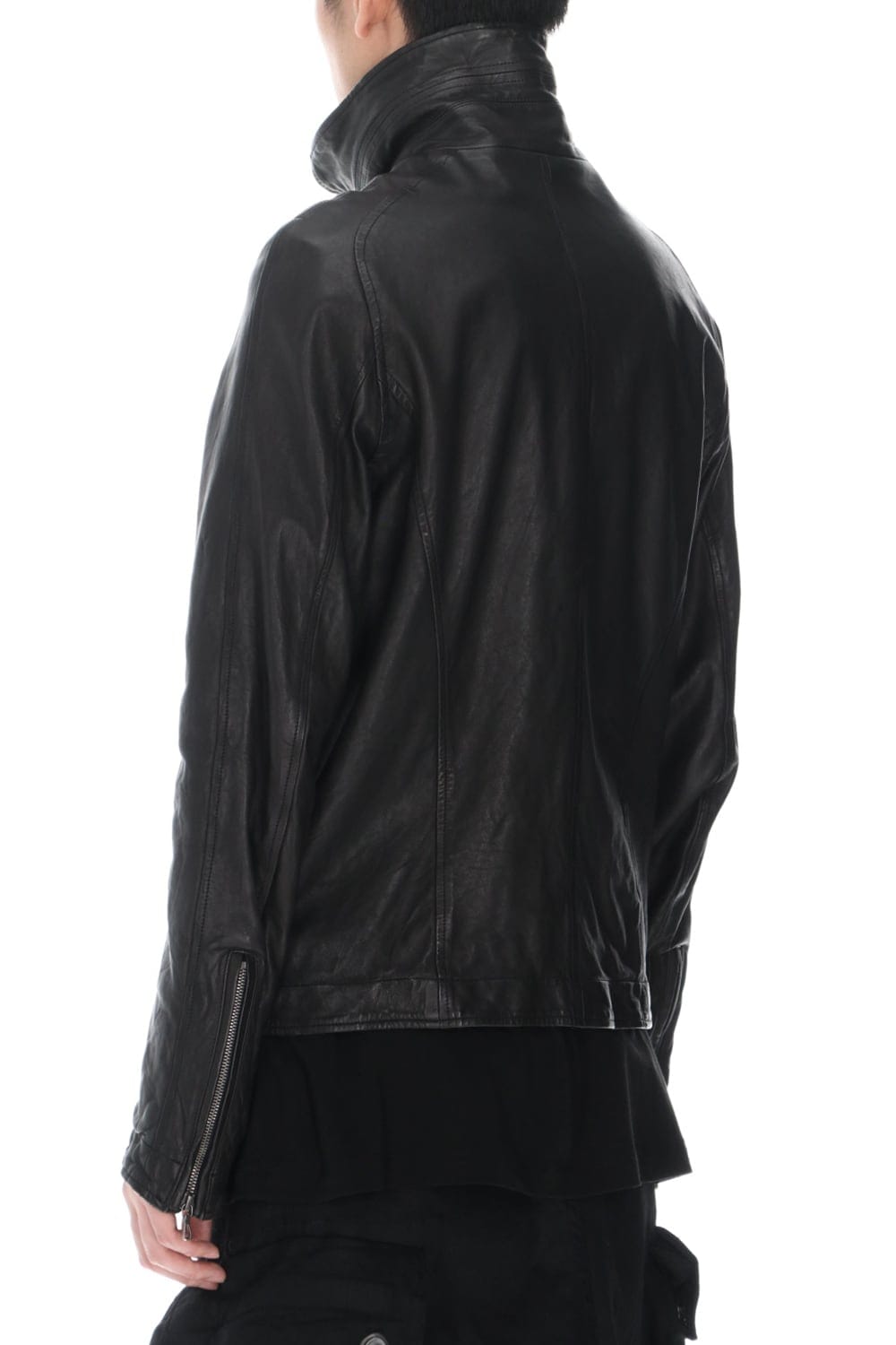 Jutneck Leather Blouson
