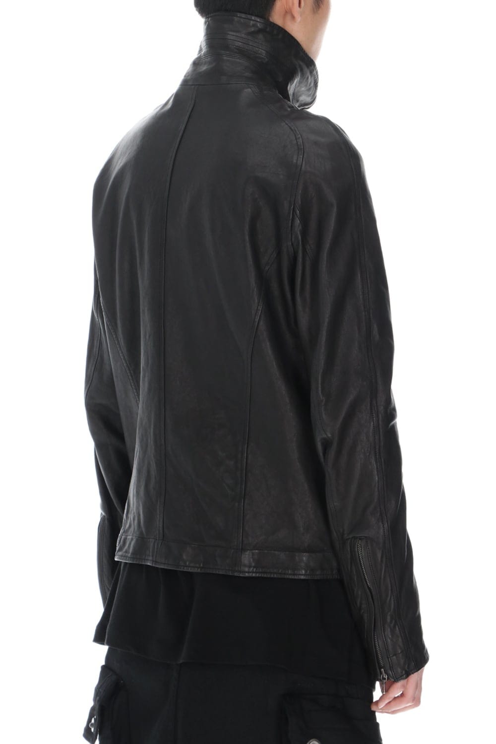 Jutneck Leather Blouson