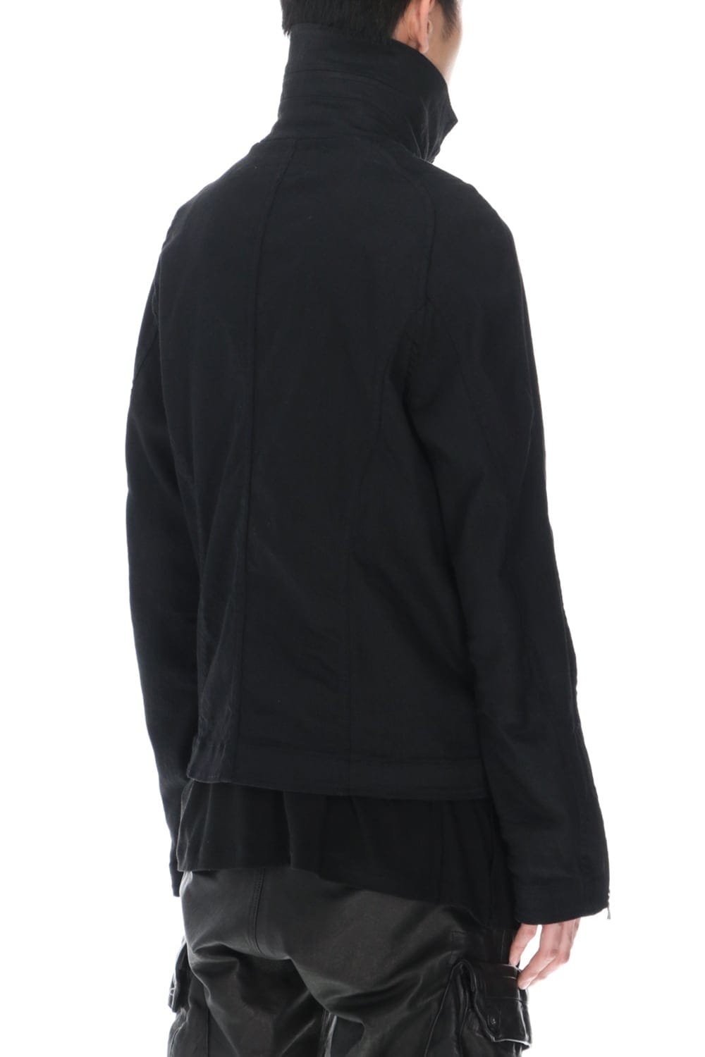 Jutneck Denim Blouson Black