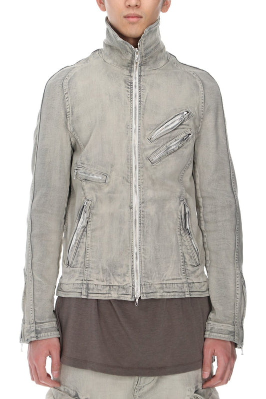 Jutneck Denim Blouson Plaster