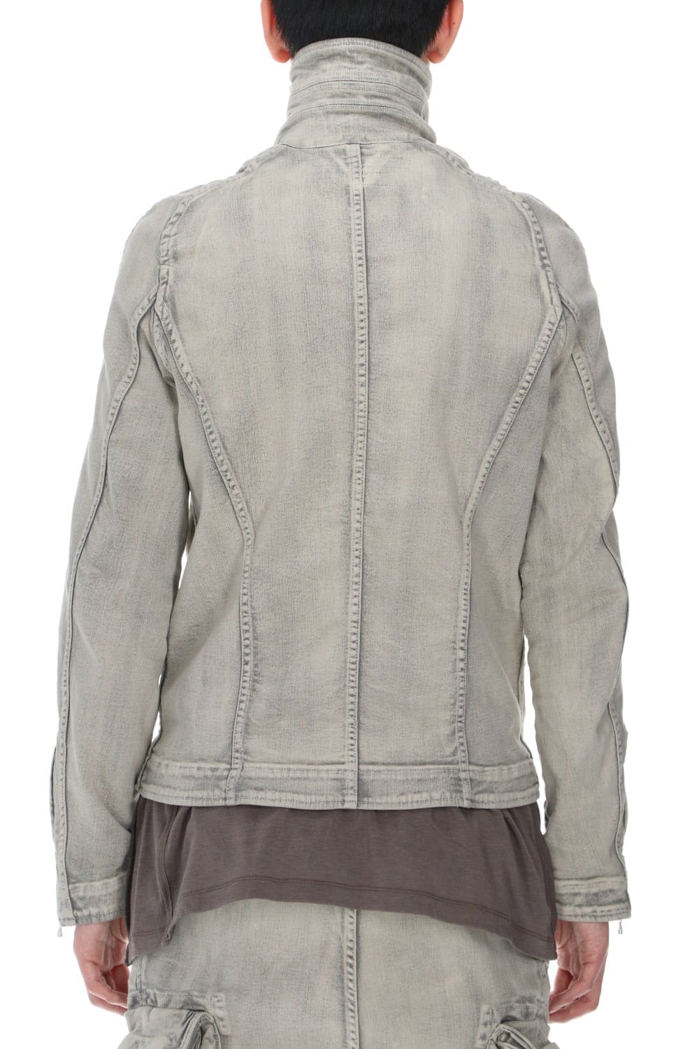 Jutneck Denim Blouson Plaster