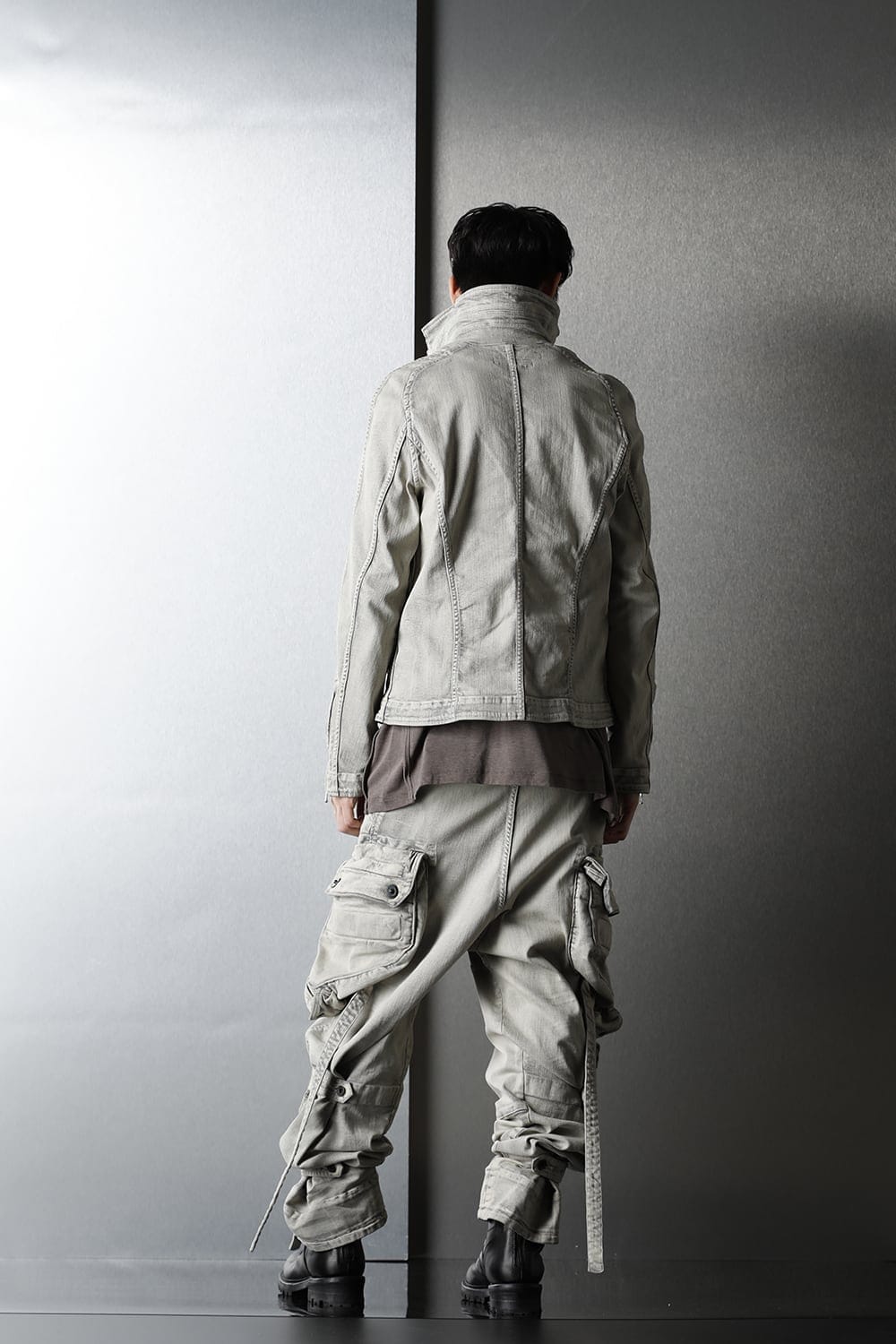 Jutneck Denim Blouson Plaster