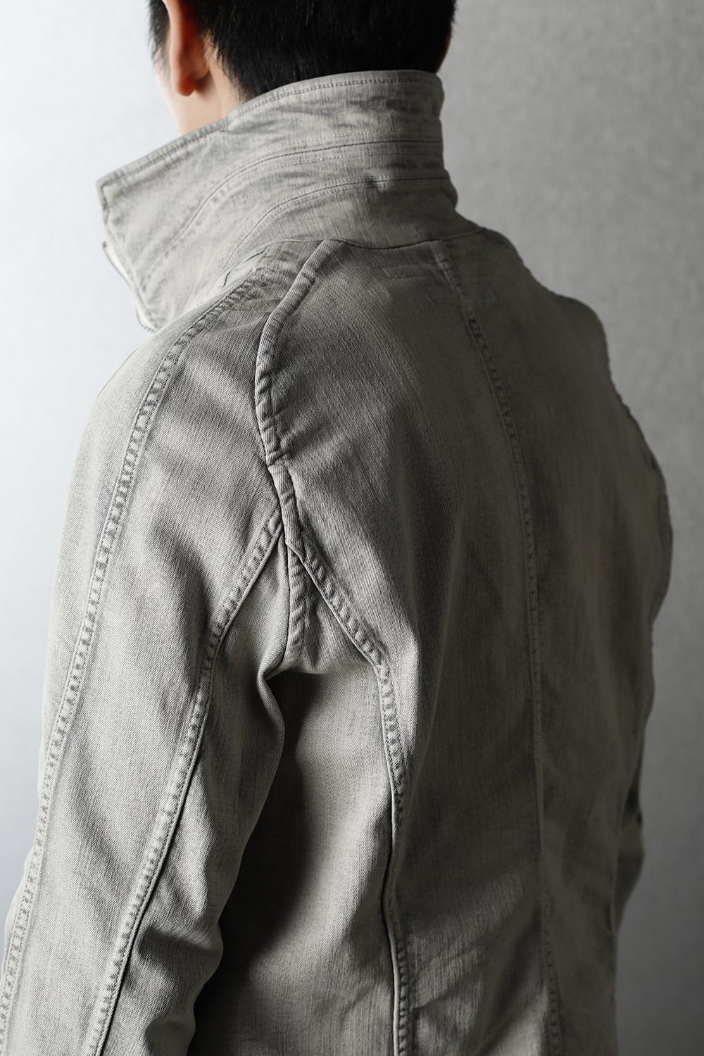 Jutneck Denim Blouson Plaster