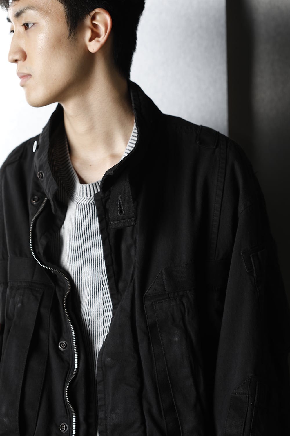 Multi Strap Blouson Black