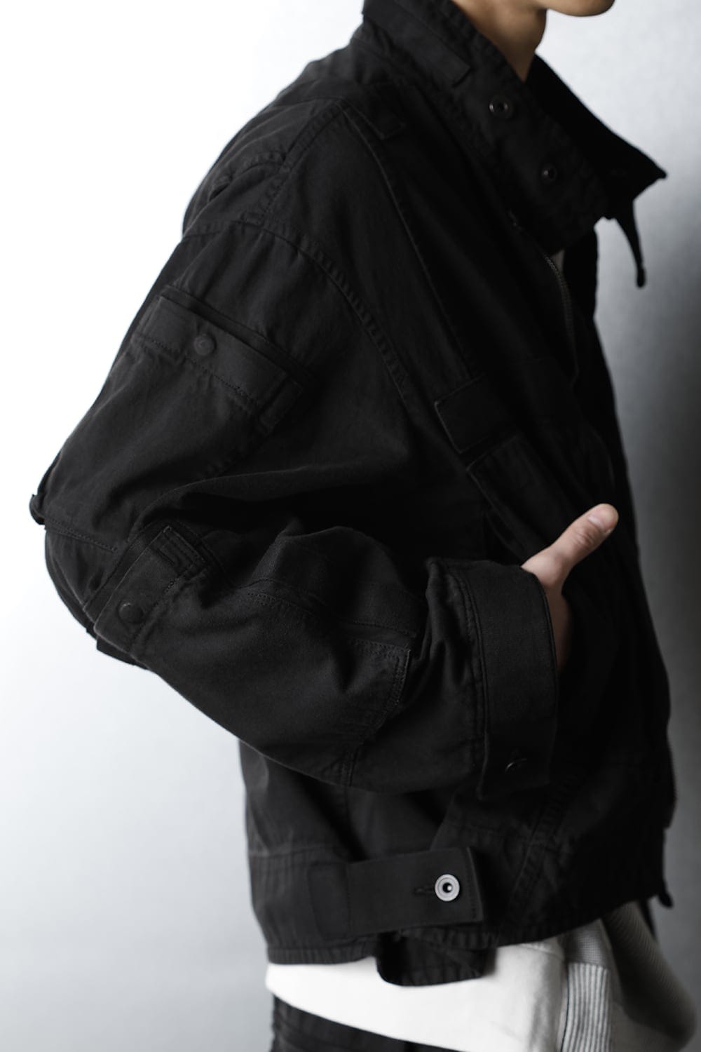 Multi Strap Blouson Black