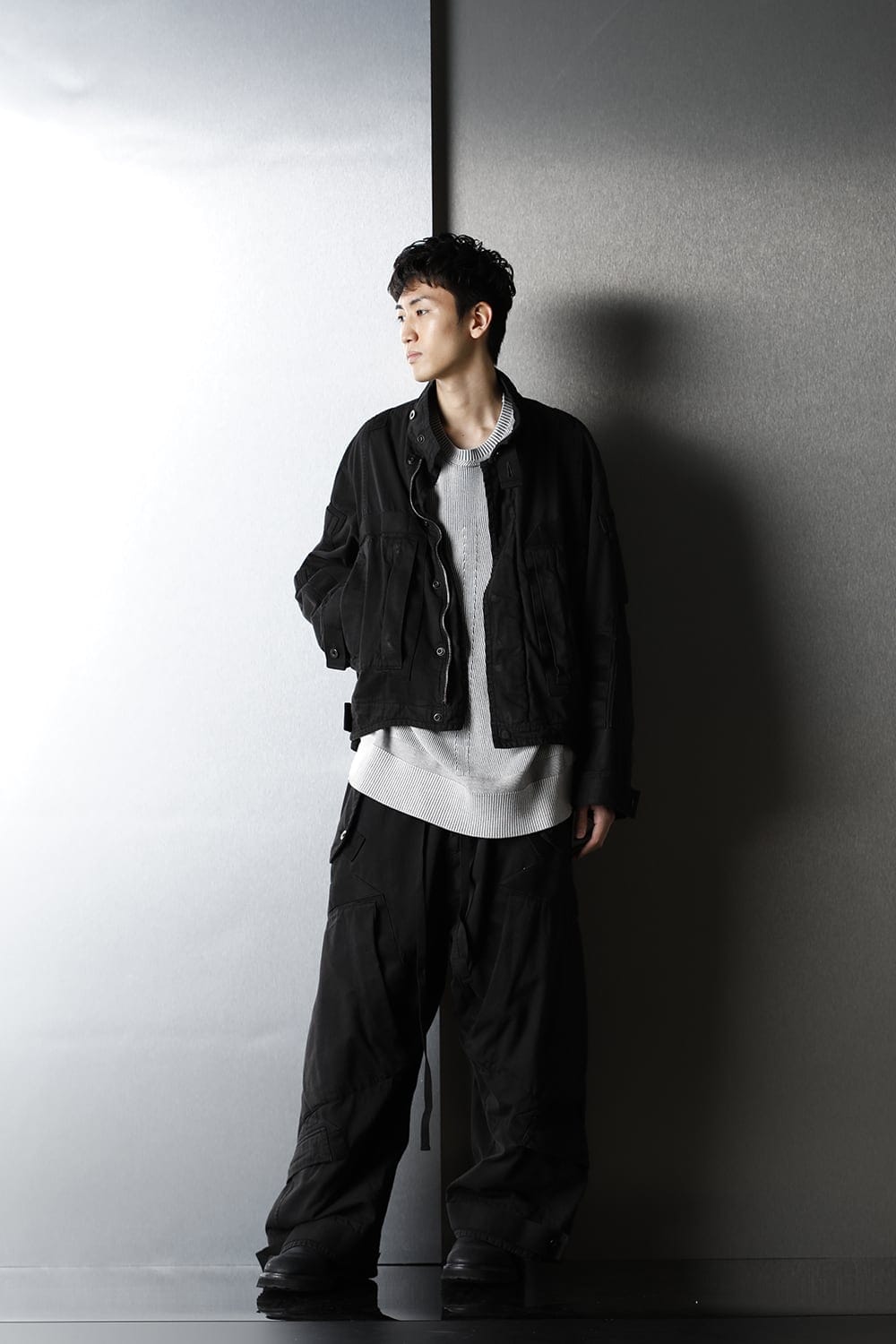 Multi Strap Blouson Black