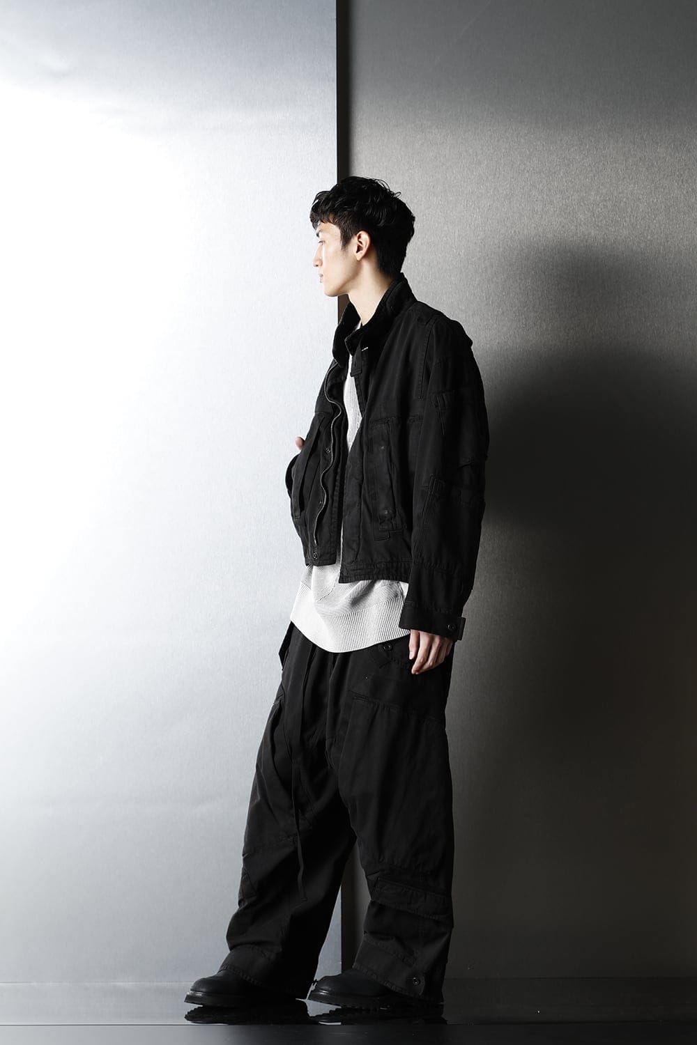 Multi Strap Blouson Black