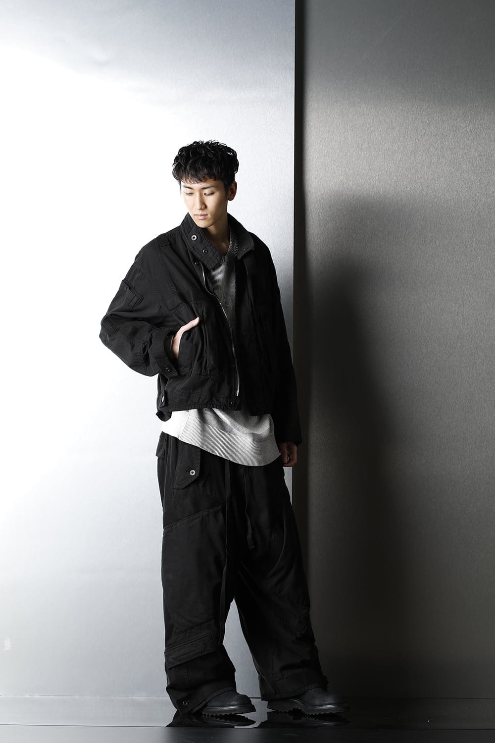 Multi Strap Blouson Black