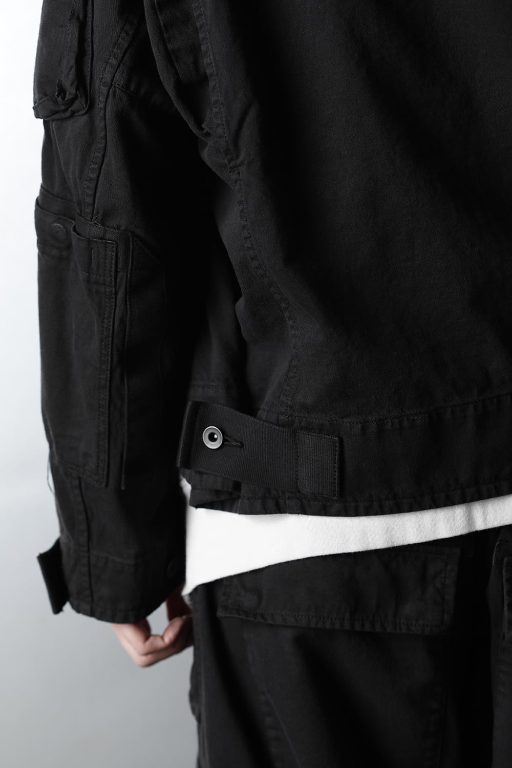 Multi Strap Blouson Black