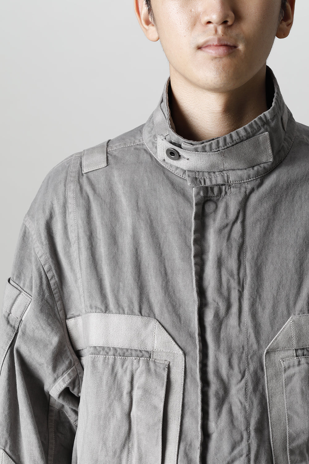 Multi Strap Blouson Gray