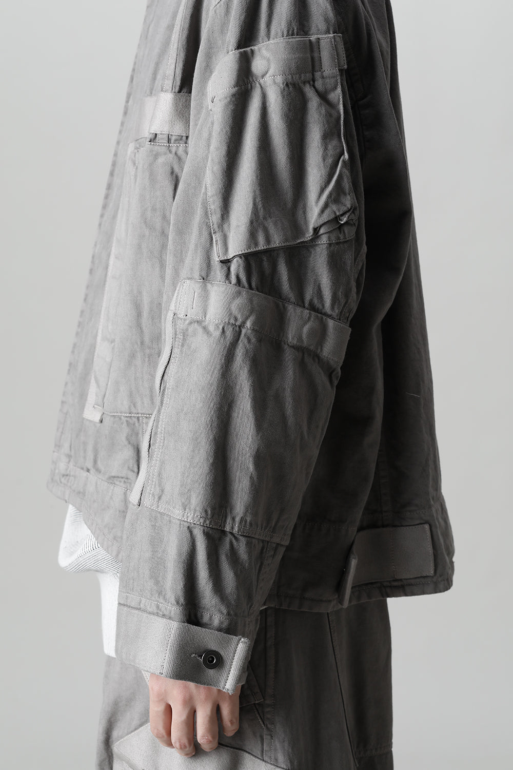 Multi Strap Blouson Gray