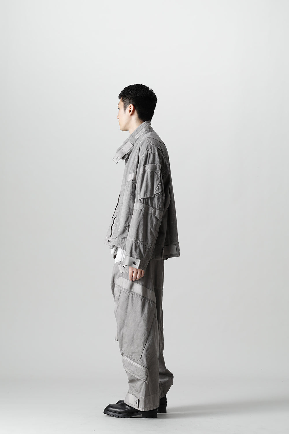 Multi Strap Blouson Gray