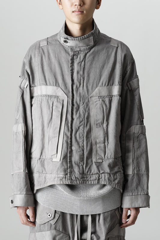 マルチストラップ ブルゾン グレー