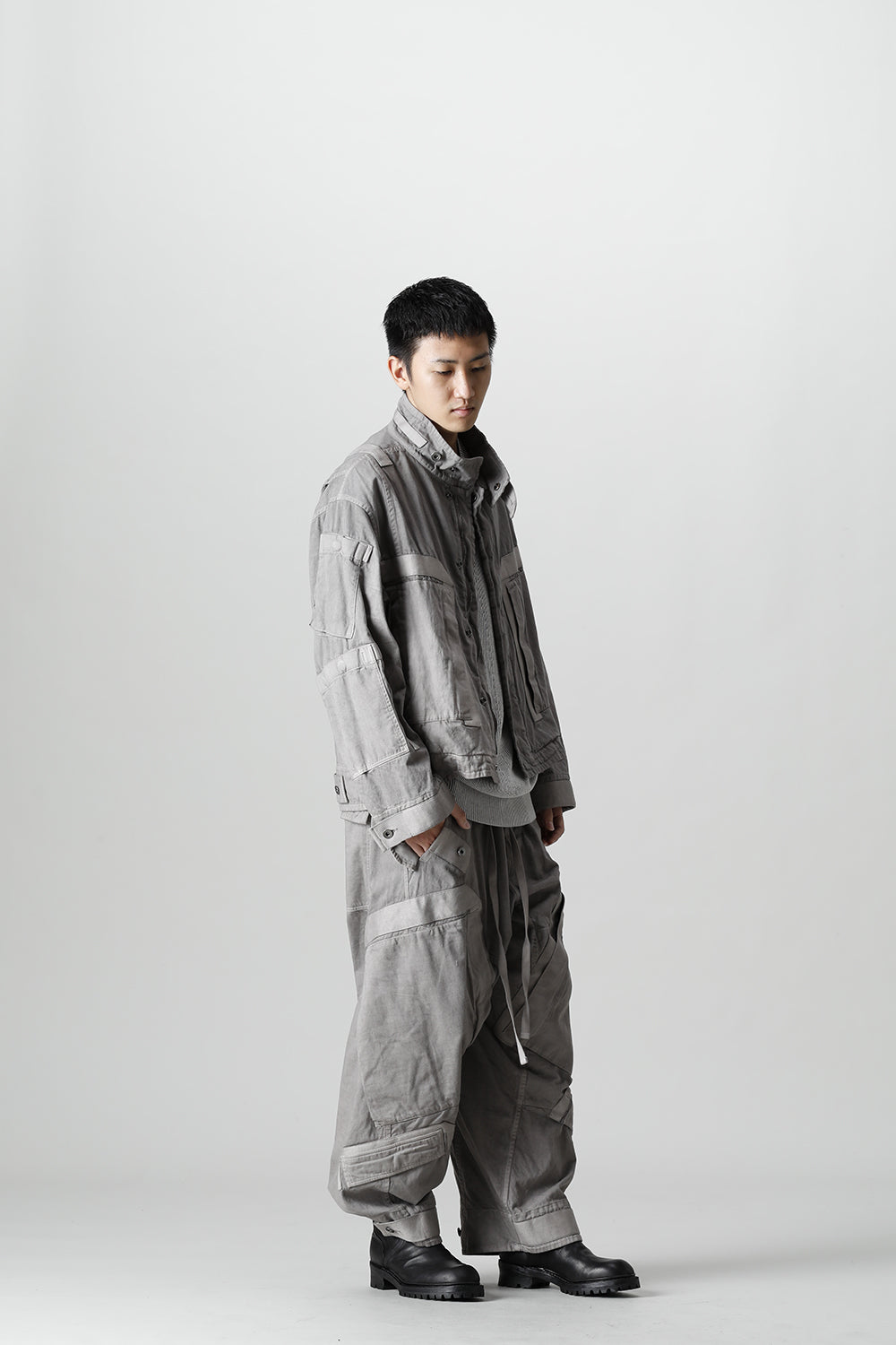 Multi Strap Blouson Gray