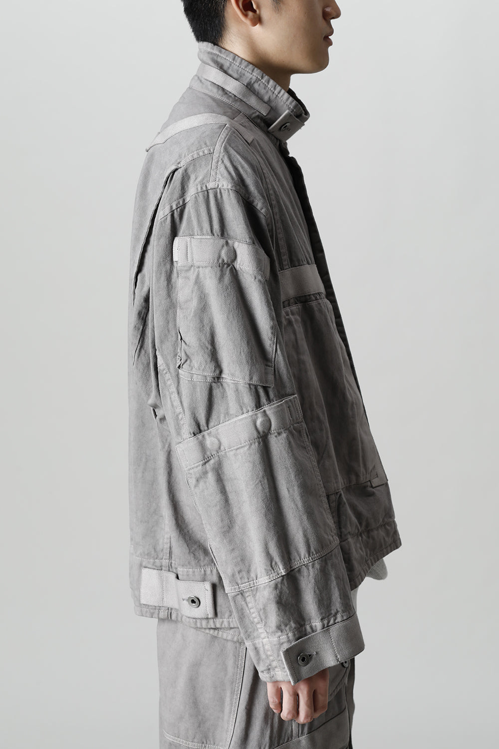 Multi Strap Blouson Gray