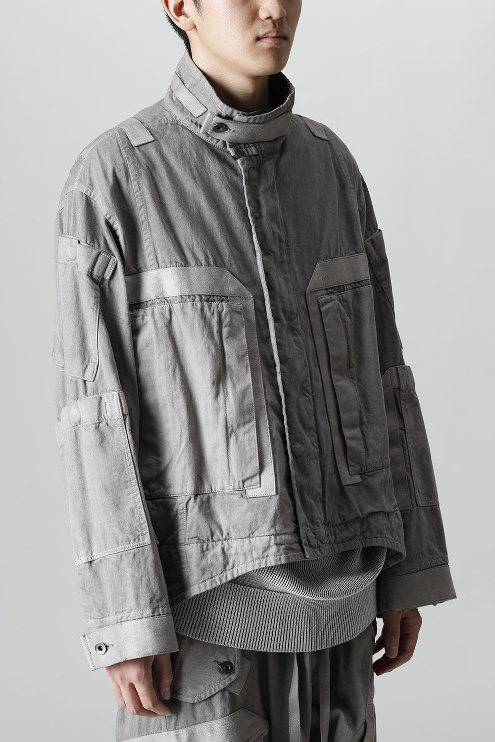 Multi Strap Blouson Gray