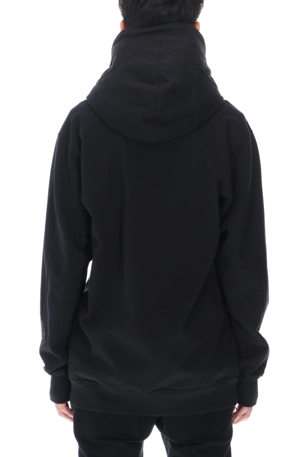 Sweat Front zip Hoodie Black