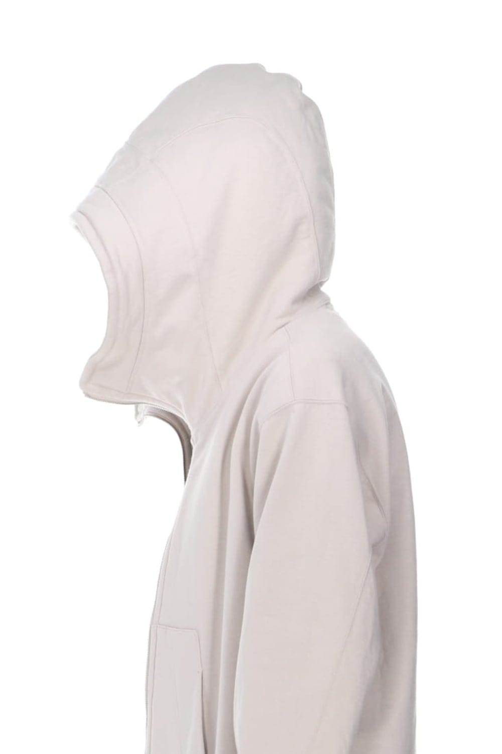 Sweat Front zip Hoodie Plaster