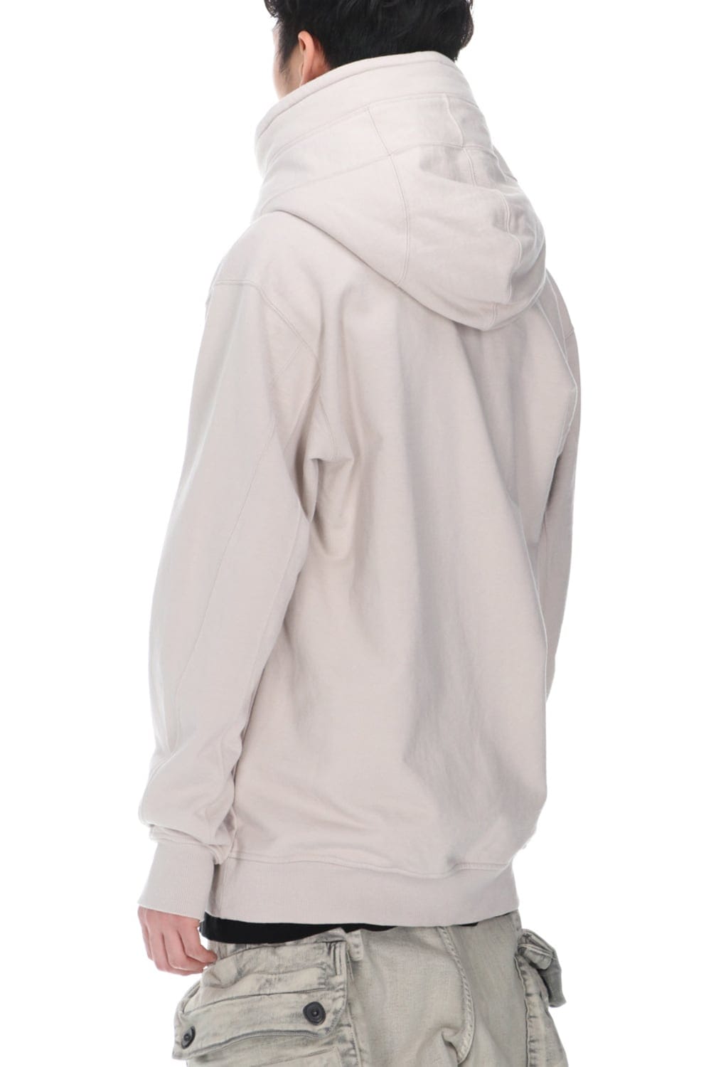 Sweat Front zip Hoodie Plaster