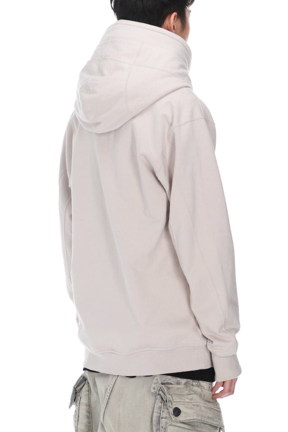 Sweat Front zip Hoodie Plaster