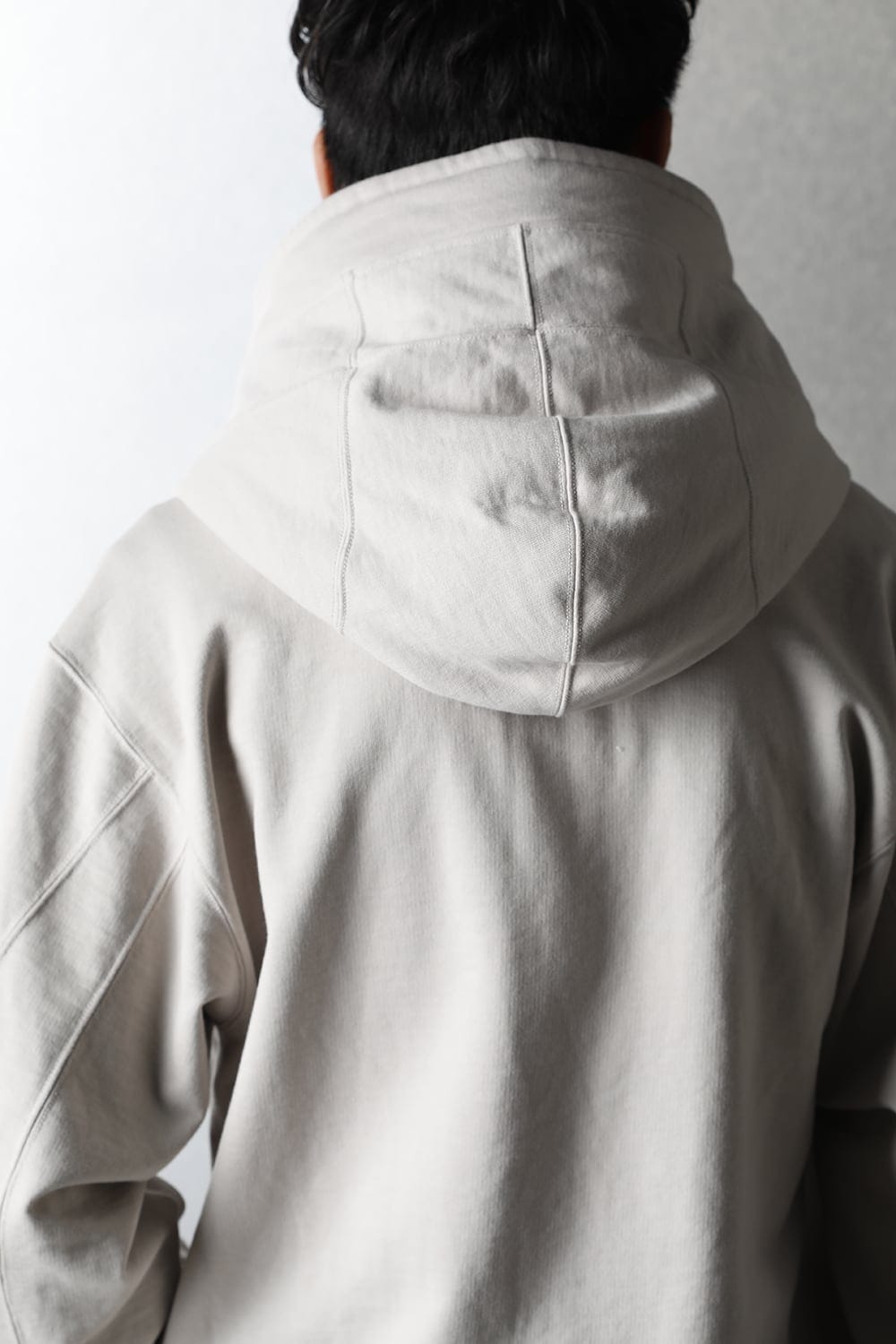 Sweat Front zip Hoodie Plaster