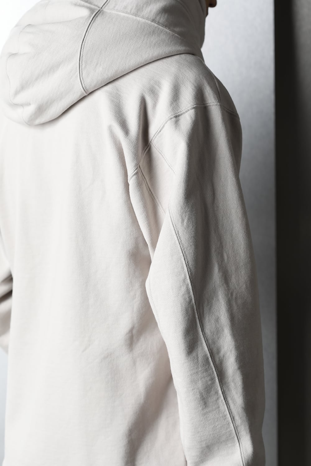 Sweat Front zip Hoodie Plaster