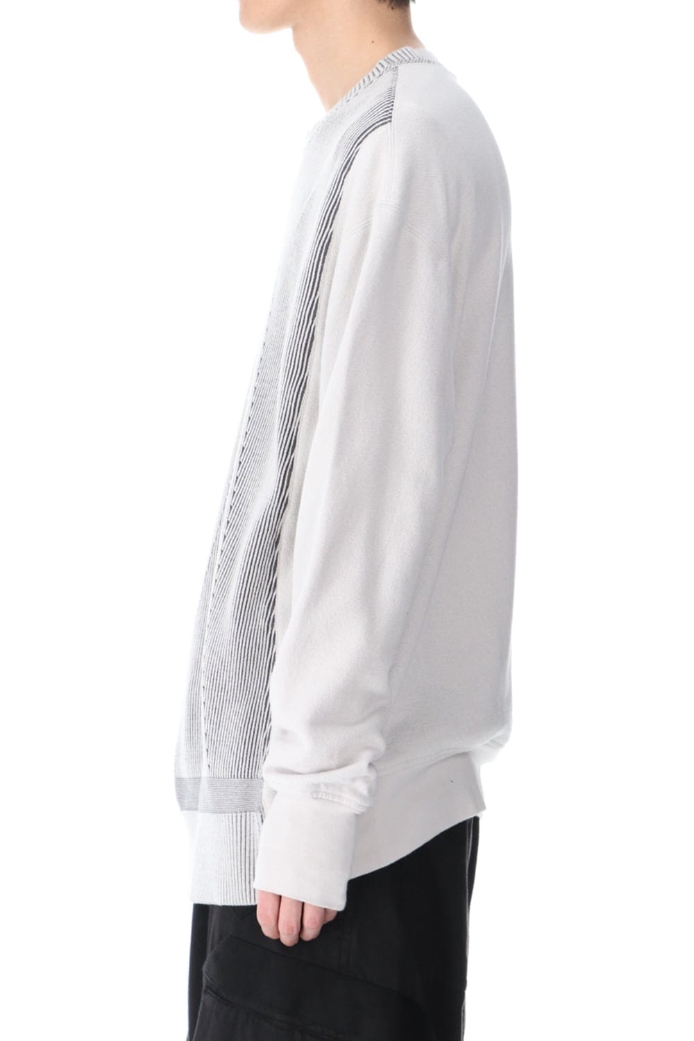 Front Knit Sweatshirt Plaster