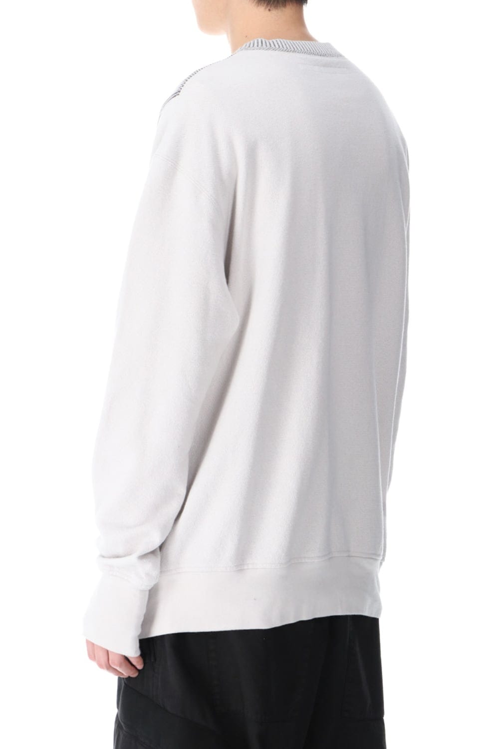 Front Knit Sweatshirt Plaster