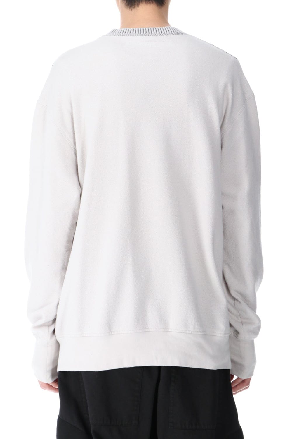 Front Knit Sweatshirt Plaster