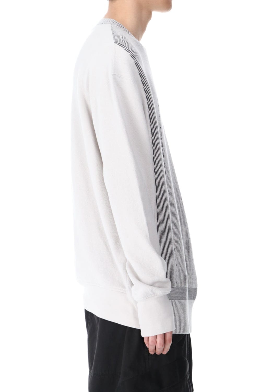 Front Knit Sweatshirt Plaster