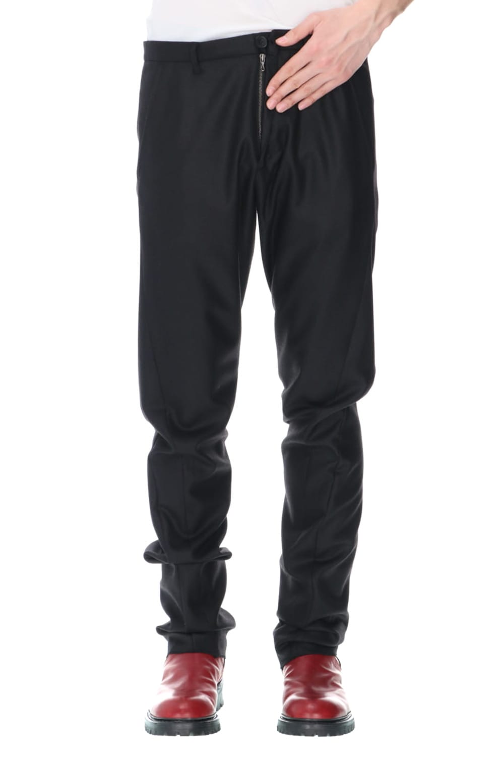 Wool Saxony Silm pants