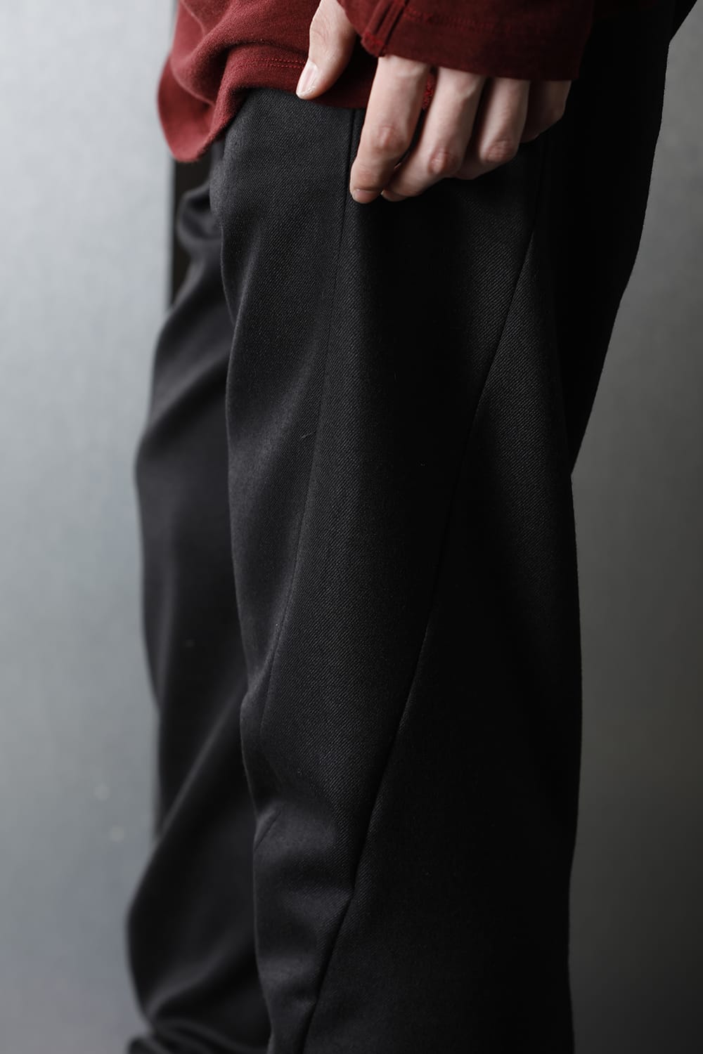 Wool Saxony Silm pants