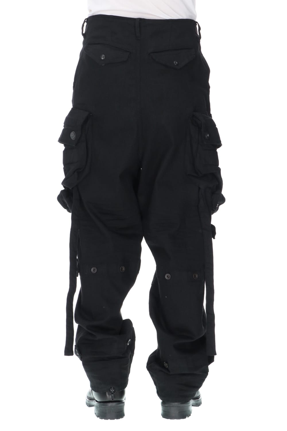 ダイイングデニム ガスマスクカーゴパンツ ブラック