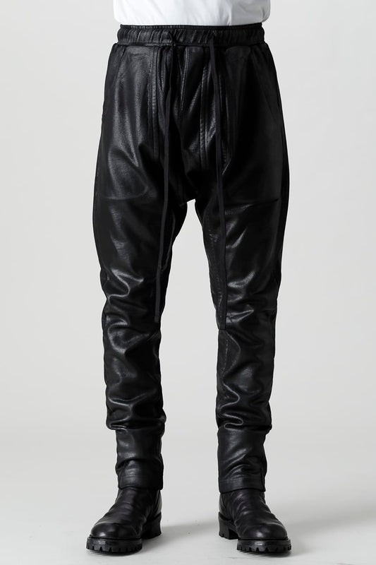 Coated sweat Seamed pants