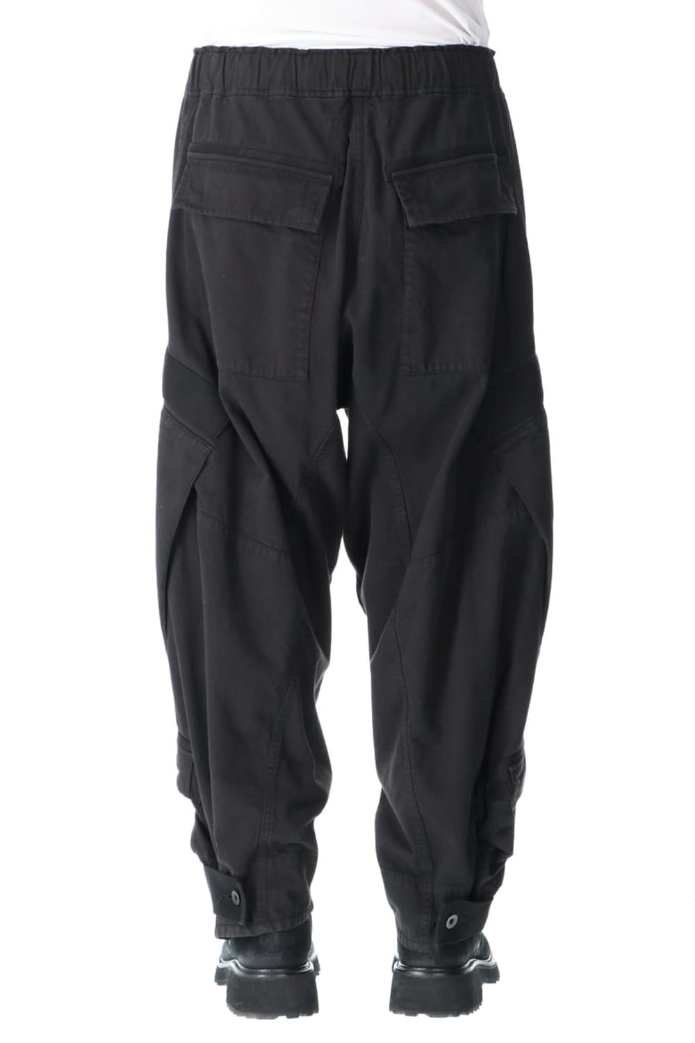 Multi strap Baggy pants Black