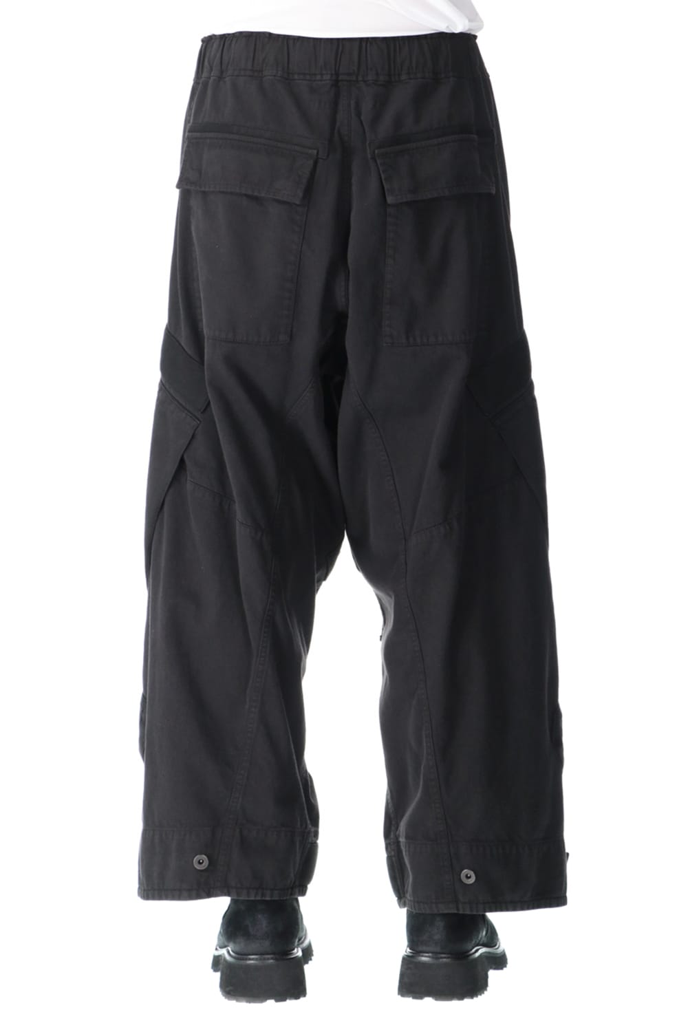 Multi strap Baggy pants Black