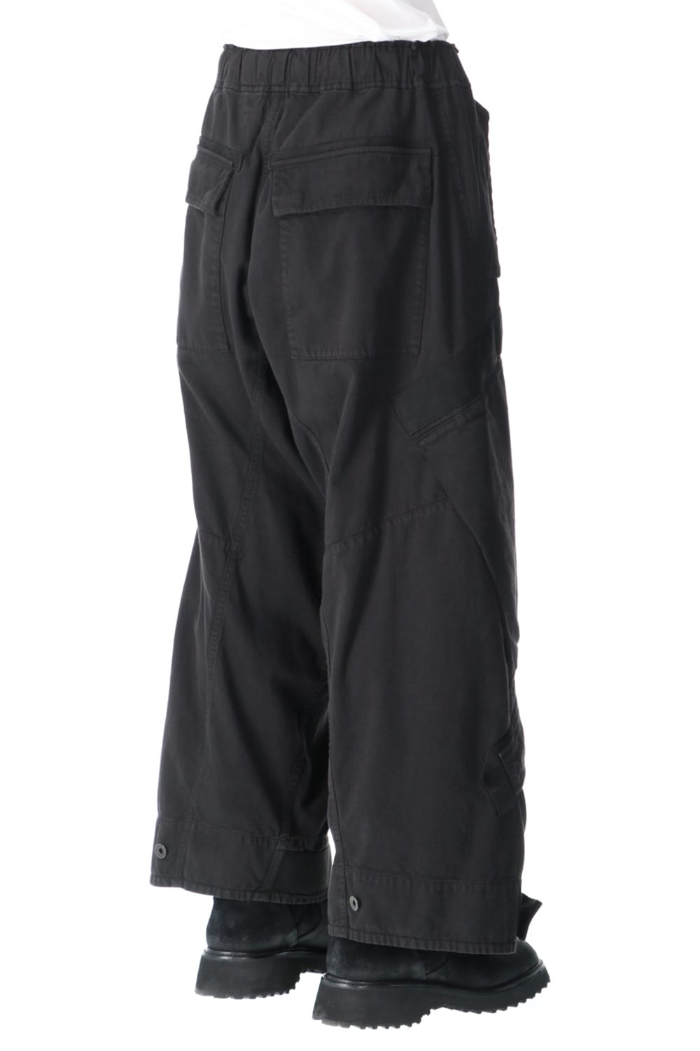 Multi strap Baggy pants Black