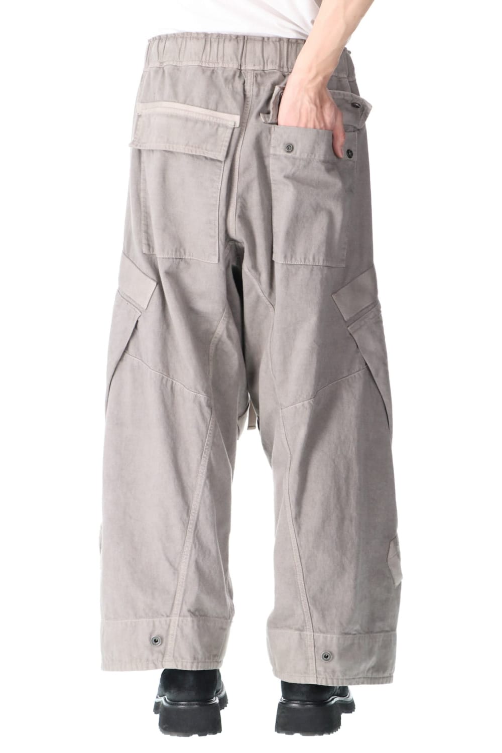 Multi strap Baggy pants Gray