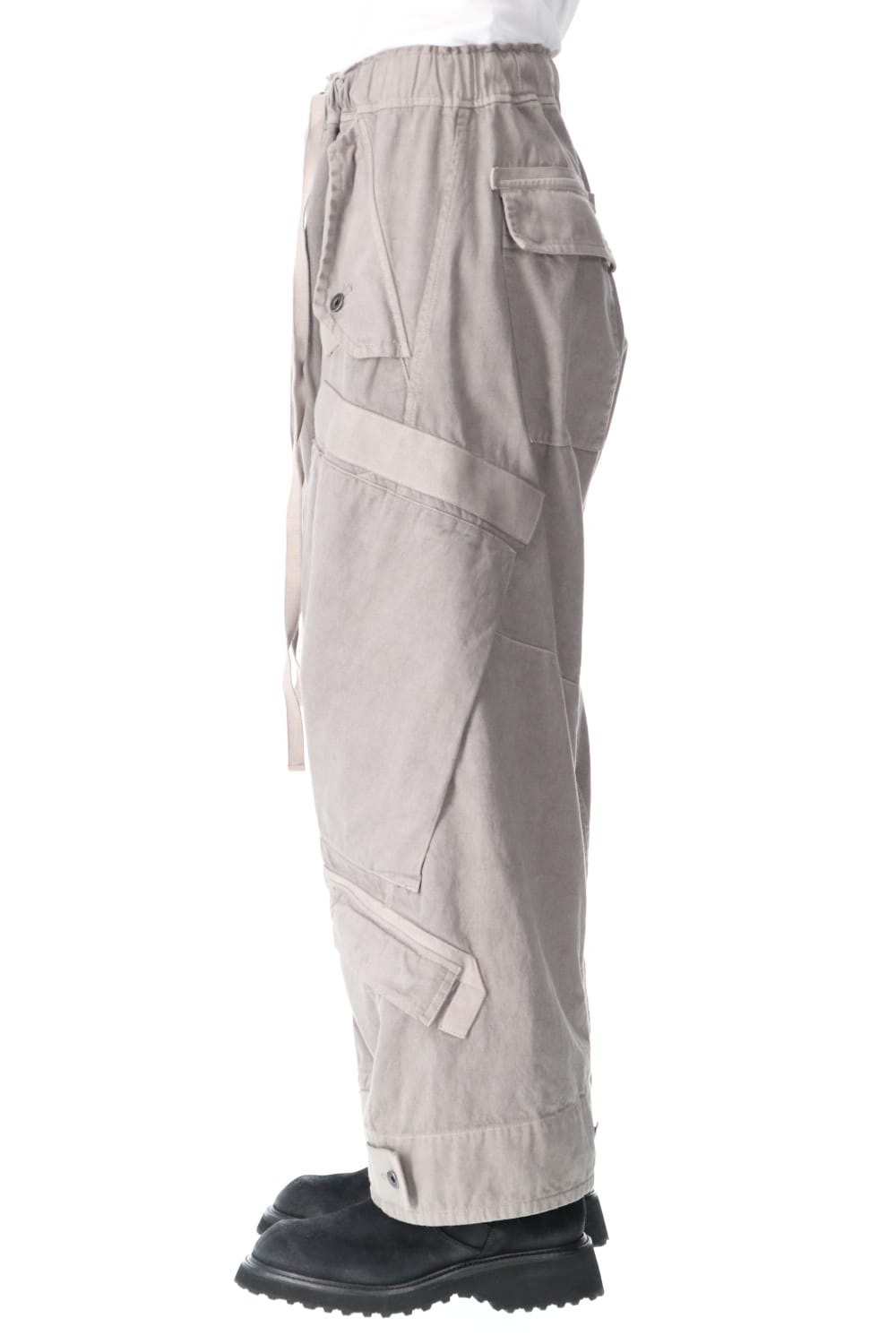 Multi strap Baggy pants Gray