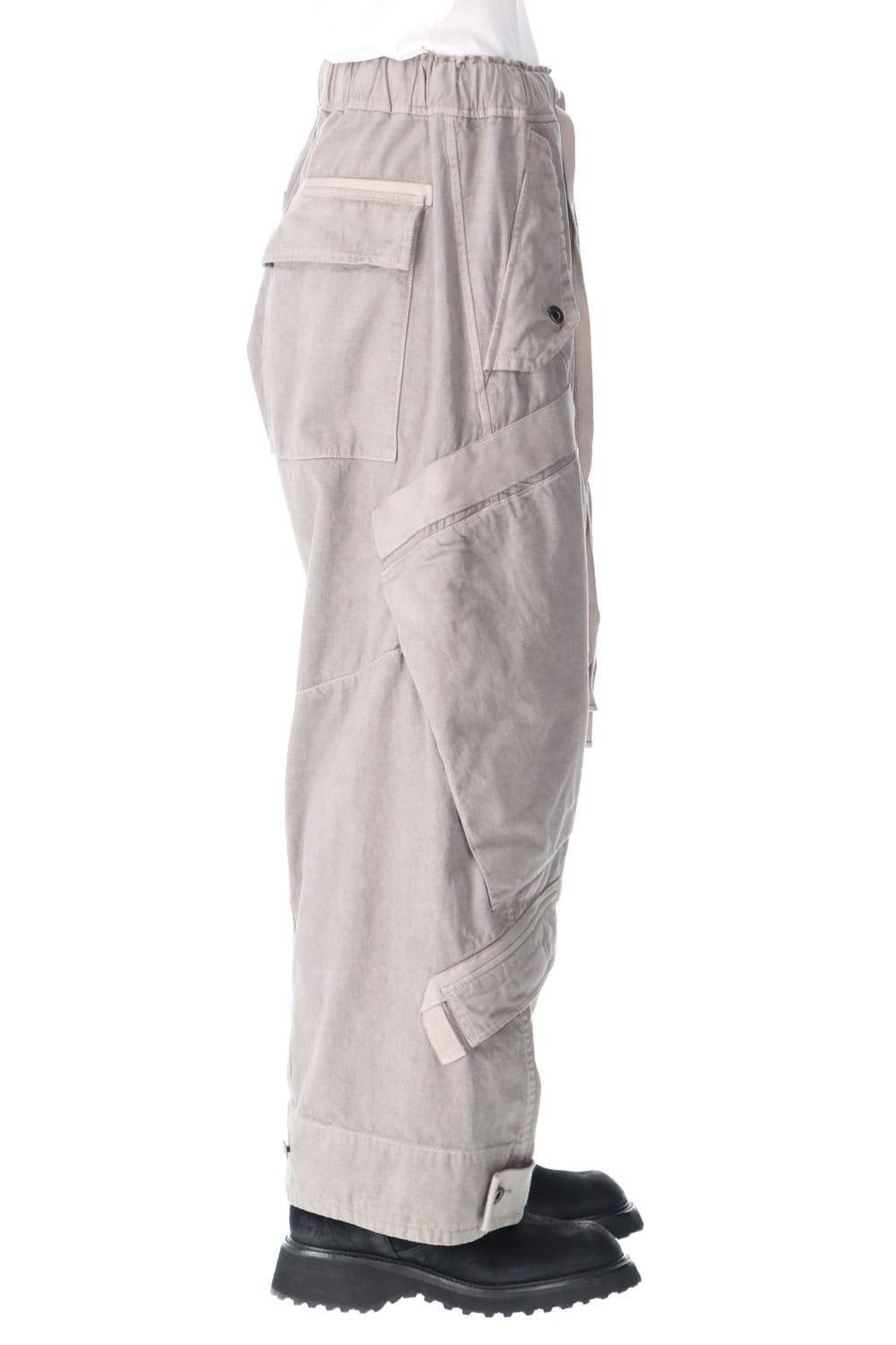 Multi strap Baggy pants Gray
