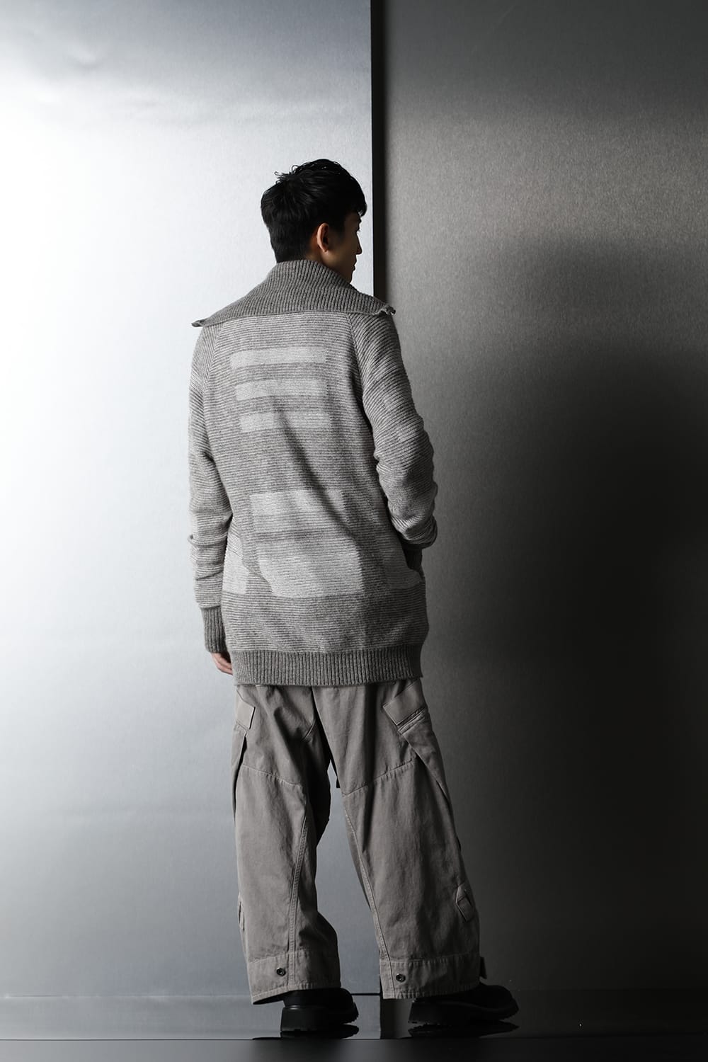 Multi strap Baggy pants Gray