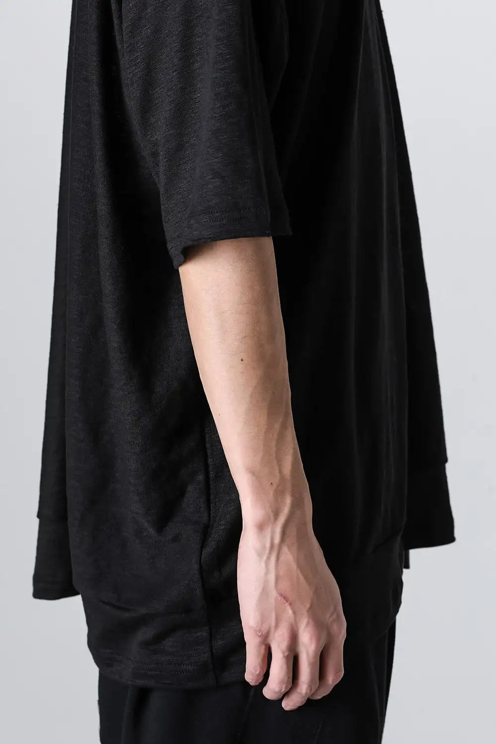 Layered Short Sleeve Reversible T-shirt