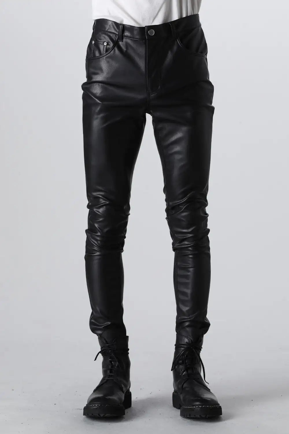 Washable Vegan Leather Leggings Pants