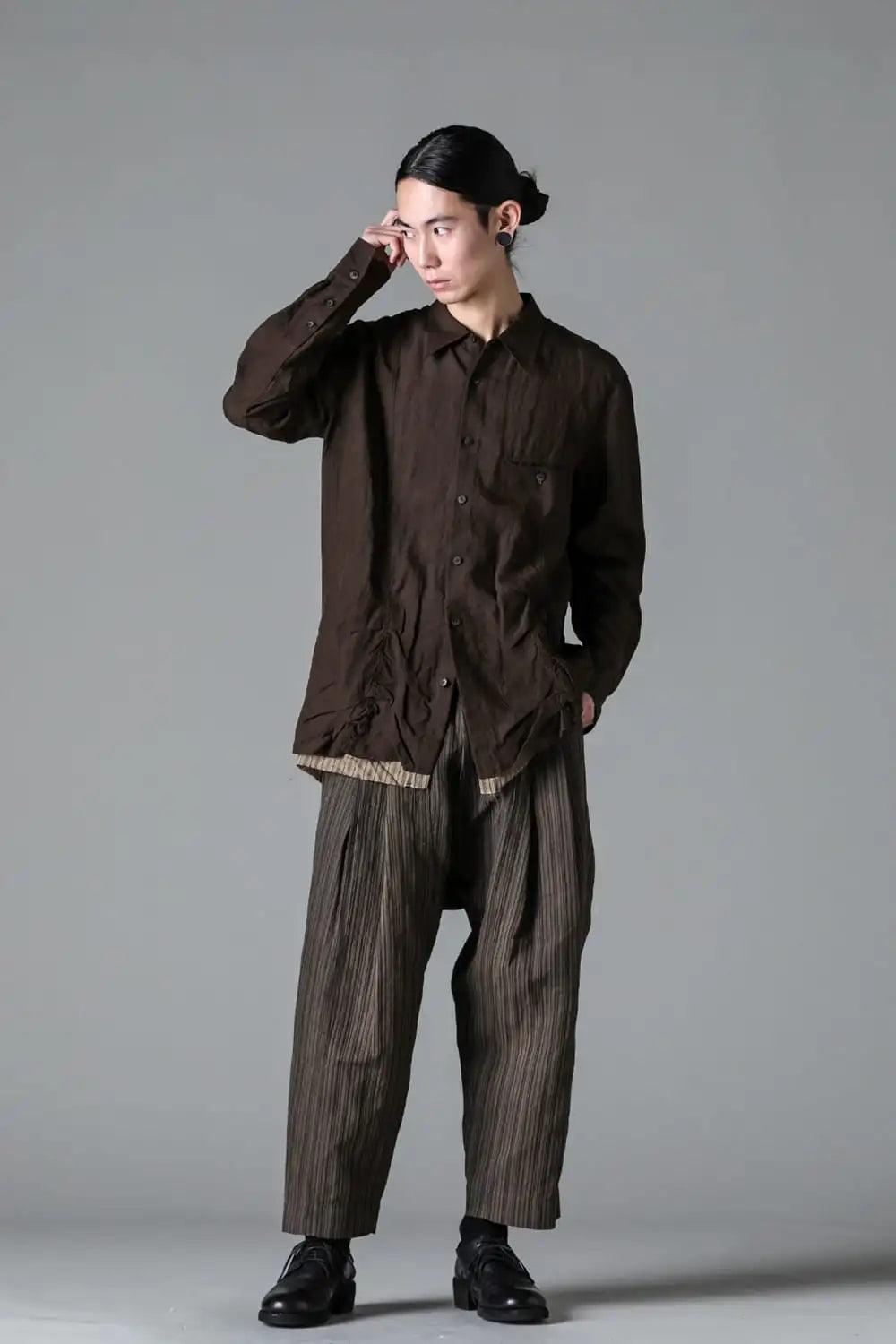Layered Wrinkled Effect Shirt