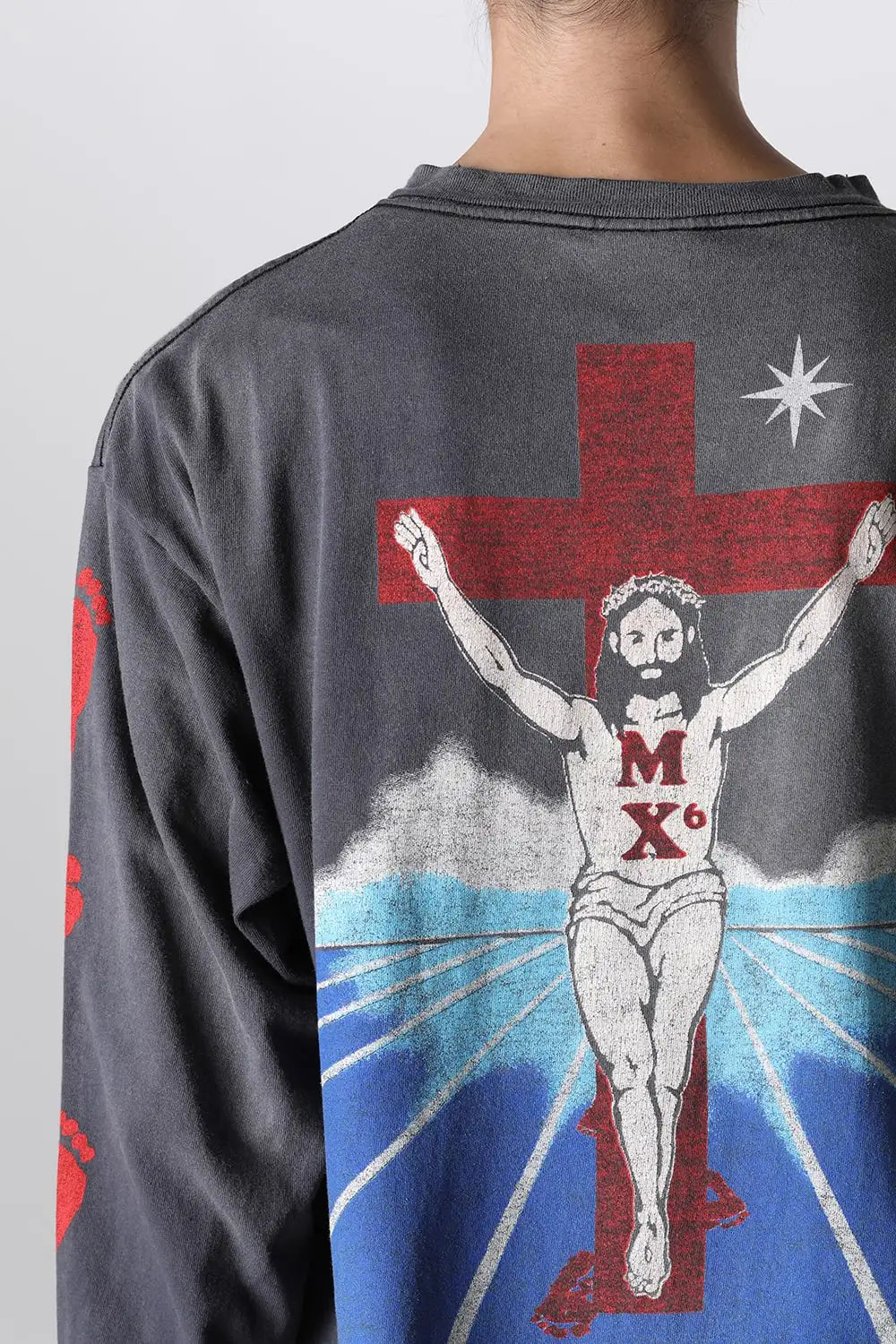 FOOT PRINT Long sleeve T-shirt