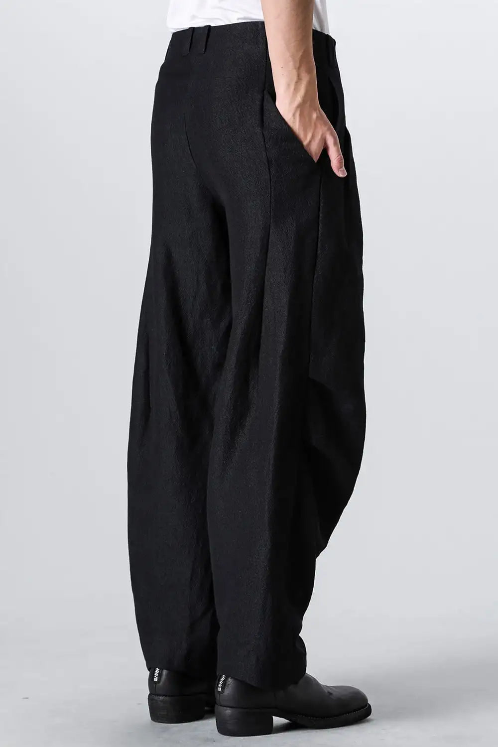 Baggy pants wool / linen