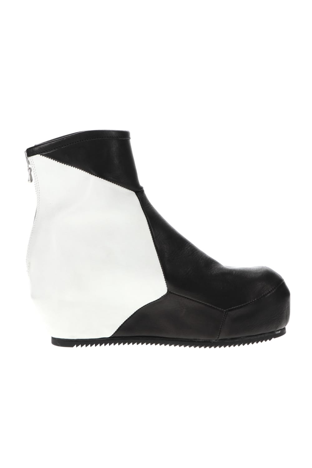 Prism In heeled boots Black × White