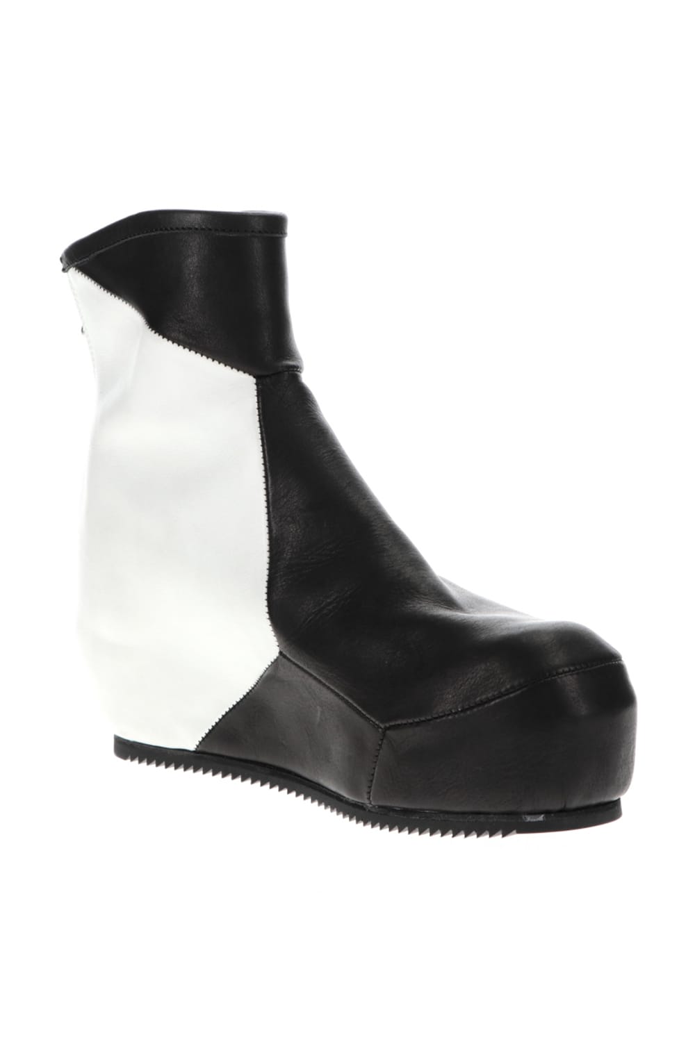 Prism In heeled boots Black × White