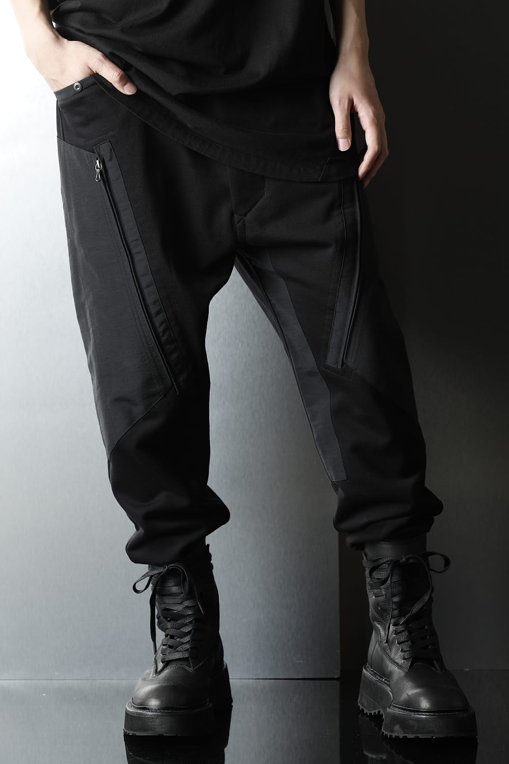 Nylon combo Sweat pants