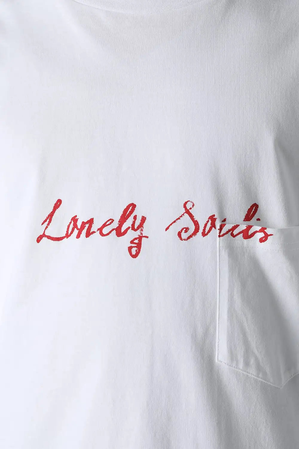 lonely souls. (oversized s/s pocket tee) White